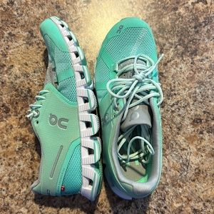 On cloud running shoes